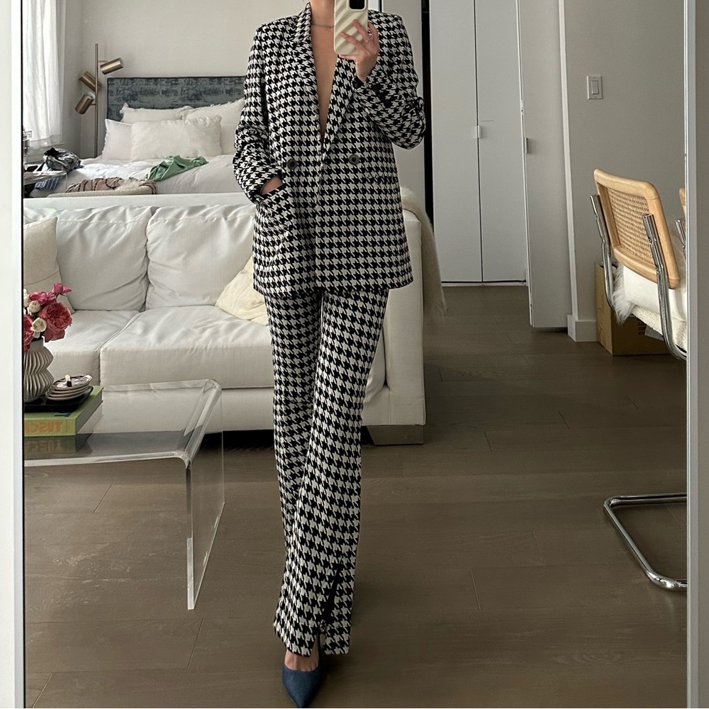 Anine Bing Houndstooth pants